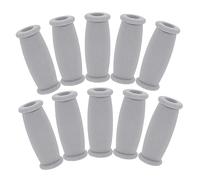 Garneck 10pezzi Impugnature Di Ricambio in Tpr Per Stampelle Cuscinetti Per Mani Delle Stampelle Adatti Per Impugnature Standard in Alluminio Delle Senza Lattice Elastiche e Resistenti