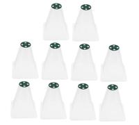 Garneck 10pezzi Protezione per Piante Campana Trasparente per Protezione dallo e Controllo della Temperatura Coperture per Piante Cupola Intemperie