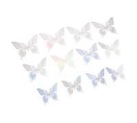 Garneck 12pezzi Decorazioni Da Parete Forma Di Farfalla Adesivi Murali Carta Per Casa e Cameretta Facile Installazione e Aspetto Realistico Decorazioni Per Ogni