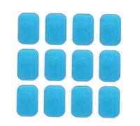 Garneck 12pezzi Gel Pads Di Ricambio in Gel Conduttivo Per Elettrostimolatore Addominali Adesivi Allenatori Massa Muscolare Sottili Delicati Per Stimolatore Fitness e Cinture Addominali