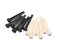 Garneck 12pezzi Piroli Per Chitarra Acustica Pioli Per Corde Di Chitarra Perni Per Ponticello Di Acustica Accessori Per Set Di Piroli Per Accordatura e Stabilità