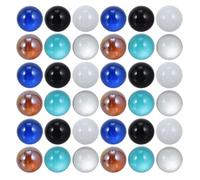 Garneck 150 Pezzi Biglie di Vetro Colorate Miste per Giochi da Tavolo Decorazioni Acquario e Festa per Artigianato e Centrotavola