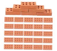 Garneck 150 Pezzi Mini Mattoncini per DIY Set Mattoncini per Miniature da Giardino e Casa delle Accessori Realistici per Attività Creative e Progetti Abbellimento Giardino