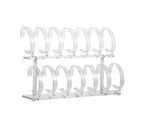 Garneck 1pezzi Espositore Orologi in Acrilico Trasparente Supporto Rimovibile Per Polso Antiscivolo e Facile Da Montare Stand Da Tavolo Elegante Per Vetrine e Raccolte