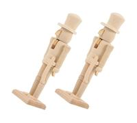 Garneck 2 Noci Legno Incompleto per Decorazione Natalizia da Te da Personalizzare Legno per Natale Design Elegante e Facile da Usare per Tutti