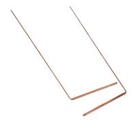 Garneck 2 pezzi Bacchette Radioestesia Portatili in Ottone Stick Divinazione Spirituale Riutilizzabili per Caccia Fantasmi e Ricerca Tesori Strumento Duraturo e Compatto per Indagini