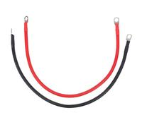 Garneck 2 Pezzi Cavi Batteria Auto in Rame 16mm², Trasmissione Stabile | Coppia Rosso Nero, Installazione Semplice, Uso per Collegamento Elettrico, Look Moderno