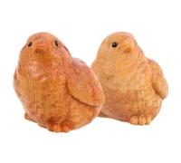 Garneck 2 Pezzi Di Artigianato In Legno Per La Casa Decorazioni Vintage Ornamenti In Legno Per Matrimoni A Forma Di Pollo Ornamenti Da Fattoria Fatti A Mano Ornamenti Per Animali Da