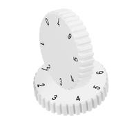 Garneck 2 Pezzi Manopole di Controllo Termostato per Congelatore in Plastica Resistente, Manopole di Regolazione Temperatura Sostituibili per Frigorifero, Accessori per Riparazione