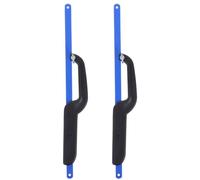 Garneck 2 Pezzi Mini Arco Seghetto Mano per Legno Manico Plastico Confortevole Lama in Acciaio Versatile per Progetti Fai da Te e Miglioramento Casa