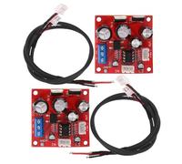 Garneck 2 Pezzi Preamplificatore Fono per Giradischi, Scheda Preamplificatore per Record Player, Componente Audio Stereo in Metallo e Plastica, Rosso, per Progetti DIY