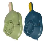 Garneck 2 pezzi Stampo per Ravioli e Dumpling Strumento Pressa Impasto Manuale Forma Dumpling Riutilizzabile Facile da Pulire e Usare per Cucina Domestica Risparmio Fatica