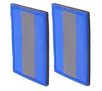 Garneck 2 Pezzi Toppa di Sicurezza Riflettente con Chiusura a Strappo Blu | Nylon e Tessuto, e Resistente alle Intemperie, per Arrampicata, Facile da Cambiare