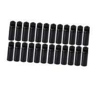 Garneck 2 Set Copertura in Gomma Per Rubinetto Del Vino Linea Paraspruzzi Spazzolone Elettrico Clip Birra Alla Spina Rubinetto Del Fusto Polvere Kit Black Gomma Da Cancellare 12 Pezzi * 2