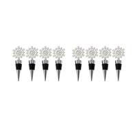 Garneck 2 Set Tappo Per Vino Fiocco Di Neve Apribottiglie Doppia Bottiglia Di Vino Tappi Bottiglie Tappi Per Bottiglie Tappi Di Chiusura Per Bottiglie Forniture Di Vino Abs 4 Pezzi * 2