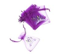 Garneck 20pezzi Sacchetti in Rete Piccoli Vuoti Chiusura Coulisse Multiuso Per Conservazione Di Lavanda