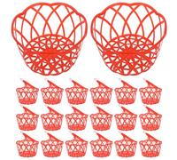 Garneck 20set Sacchetti in Rete Riutilizzabili per Spesa per Frutta e Verdura con Coulisse per Conservare Alimenti nel Frigorifero