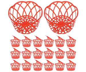 Garneck 20set Sacchetti in Rete Riutilizzabili per Spesa per Frutta e Verdura con Coulisse per Conservare Alimenti nel Frigorifero