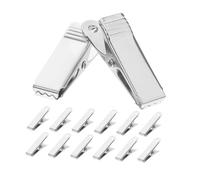 Garneck 24 pezzi Mini Pinze in Metallo con Clip Elettriche Resistenti e Compatte per Laboratorio Strumenti Elettrici e Test Pinze Antivento per Connessioni Affidabili