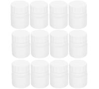 Garneck 24pezzi Contenitori Piccoli Per Farmaci in Hdpe Tappi Ermetici Organizer Portatile Per Capsule e Pillole Per Viaggi e Uso Quotidiano