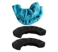 Garneck 2paia Coprilama per Pattini da Ghiaccio in Resistente e Lavabile Protezione Elastico per Lame da Hockey e Pattinaggio Cover Morbide Nero e Blu