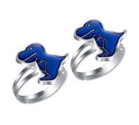 Garneck 2pezzi Anello Da Dito Decorativo in Design Forma Colore Cambia in Base All Umore e Temperatura Anello Regolabile Per Ragazzo Ragazze e Ragazzi Accessori Pratici e Fashion