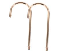 Garneck 2pezzi Asta Lampada Curva Filettata Accessorio Versatile Per Lampade Da Parete e Lampadari Asta Tubolare Per Illuminazione Interna Kit Ricambio Lampada Te