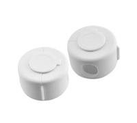 Garneck 2pezzi Maniglione Di Sicurezza Per Porte Per Ragazzo Ragazza Ragazza Copertura Ispessita Per Maniglie Di Porte Manicotti Antiurto Bianchi