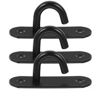 Garneck 3 Pezzi Ancoraggio da Parete e Resistente all'Usura in Acciaio Inossidabile ad Alta Resistenza e Fissaggio a Soffitto per Fasce di Resistenza per Allenamento, Yoga o Sedie