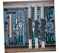 Garneck 3 pezzi Organizer per Bussole Plastica Resistente Supporti Professionali per Cassette Attrezzi Portautensili Magnetico per Garage e Officine