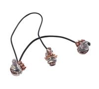 Garneck 3 Pezzi Potenziometri Bok Per Chitarra Elettrica e Basso Controllo Tono Volume Con Albero Splined Ricambio Preciso Per Effetti Bass e Upgrade Audio