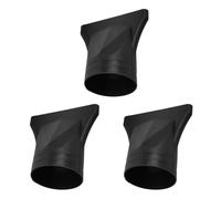Garneck 3 Pezzi Ugelli per Asciugacapelli in Plastica Resistente Ugello Piatto Concentratore Stretto per Styling Chioma Accessori Multifunzionali per Uso Professionale e Domestico