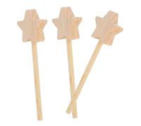 Garneck 3pezzi Bacchette Fatate Di Legno Stella Bastoncini Per Te Leggeri e Non Verniciati Per Spettacoli Giochi Di Ruolo e Decorazioni Magiche