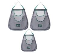 Garneck 3pezzi Sacchetti Rete Sospesi per Conservare Frutta e Verdura Aglio e Radice Aromatica in Cucina Organizer Traspirante da Parete per Mantenere Cibo Fresco