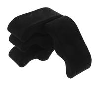 Garneck 4 Pezzi cuscino per orologi mini cuscino in velluto per orologio per orologio a forma di m bracciale Black