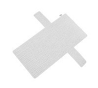 Garneck 4 Pezzi Rete Canvas per Borse Uncinetto 3 Mm in Plastica - Materiale Resistente per Creazione di Borse Fai da Te - Accessori Ideali per Sacchetti e Progetti di macramè