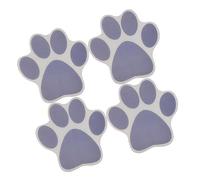 Garneck 4Pezzi Adesivi Antiscivolo per Bagno Decalcomanie Forma Orme Cane Cartoon Sicurezza per Pavimento Facile Applicazione per Anziani