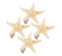 Garneck 4pezzi Fermagli Per Stella Naturale Accessori Eleganti Per Donne e Ragazze Colori e Misti Per Eventi e Speciali