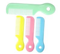 Garneck 4pezzi Pettine Per Per Ragazzo Pettine Di Sicurezza Denti Rotondi Da Pettini Colorati Per Ragazzo Piccoli e