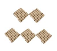 Garneck 5 Contenitori in Cartone Di Polpa Di Carta 30 Vassoi Per Frigorifero Con Scanalatura Design Per Una Conservazione Sicura