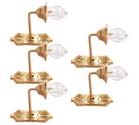 Garneck 5 mini lampade da parete, micro lampade da paesaggistica luminose, materiali fai da te per modellismo e decorazione di scene