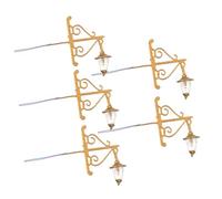 Garneck 5 Pezzi Applique Da Parete Mini Lampada Da Parete Casa Lanterna Lampada Sospensione Lampadari Pendenti Lampadario Pendente Acciaio Inox Più Abs D'oro