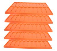 Garneck 5 Pezzi Conservazione Dei Vetrini Per Microscopio Porta Di Diapositiva Per Microscopio Case Di Diapositiva Per Microscopi Orange