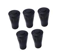 Garneck 5 Pz Coprigambe in Gomma Per Sedie Punte Bastoncini Da Trekking Puntali in Gomma Per Bastoncini Da Trekking Protezioni Punta Palo Canna Viaggiare Asta Di Gomma