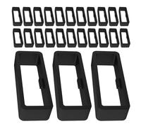 Garneck 50 Pezzi Passanti per Cinturino Orologio in Silicone 22Mm Anelli Fermo Testurizzati Anti-Sudore per Supporto Cinturino Sportivo Accessori Sostituzione Rapida per Orologi Fitness