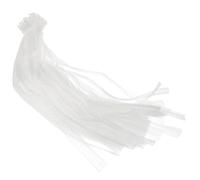 Garneck 50 Pezzi Sacchetti Rete per Frutta e Verdura in PE Bianco, Leggeri | Conservazione Ventilata, Appendibili in Cucina, per Radici e Agrumi, Riducono L’uso di Plastica