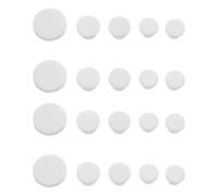 Garneck 50 Pezzi Sostituzione Tappi Di Sostituzione Dell'agitatore Tappi Di Bottiglia Trasparenti Dell'agitatore Riutilizzabili White