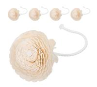 Garneck 5pezzi Diffusore di Fiori in Corda di Cotone per Aromaterapia di Ricarica Sostituibile per Diffusore di Oli Essenziali di Aromi Floreali per Casa Ufficio e Auto
