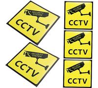 Garneck 5Pezzi Sicurezza Videosorveglianza da Adesivi Privata Facile Applicazione Resistente per Uffici e Complessi Residenziali