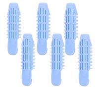 Garneck 6 Pezzi Clip Modellanti per Chioma Leggere in Abs Blu, Strumento per Styling Chioma e Volume Radici, Accessorio Moda per Acconciature Casalinghe
